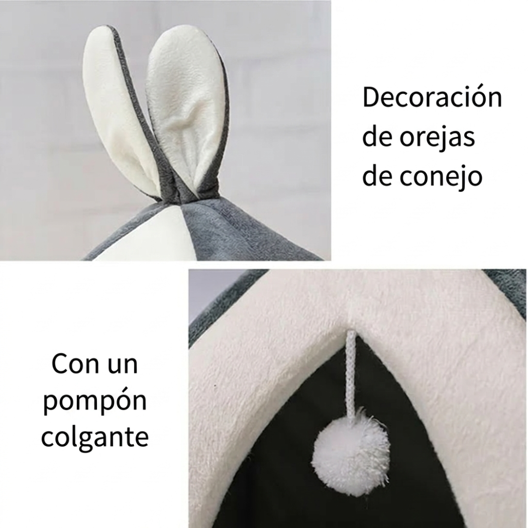 Iglú Conejo para Gatos